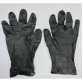 Guantes de mano de nitrilo negro, guantes de trabajo